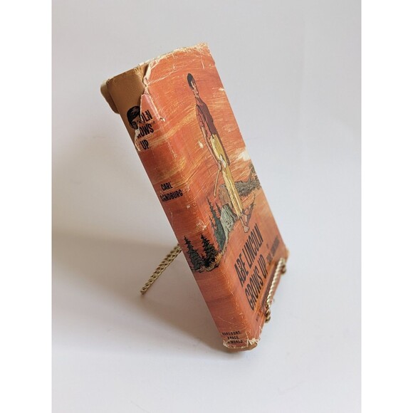 Abe Lincoln Grows Up by Carl Sandburg 1956 Junior Deluxe Edition Illustrated HC‎ - Picture 2 of 9